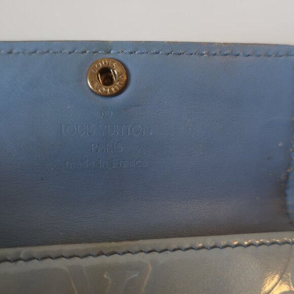 Authentic Womens Louis Vuitton Monogram Vernis Ludlow Coin Purse Gris Wallet - Picture 6 of 16